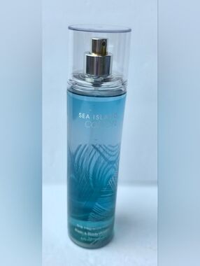 HTF Bath Body Works SEA ISLAND COTTON  Fragrance Mist Body Spray 8oz Retired